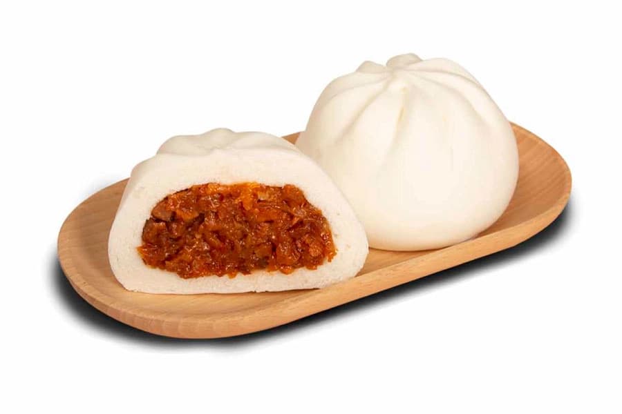 Булочка с говядиной и сыром